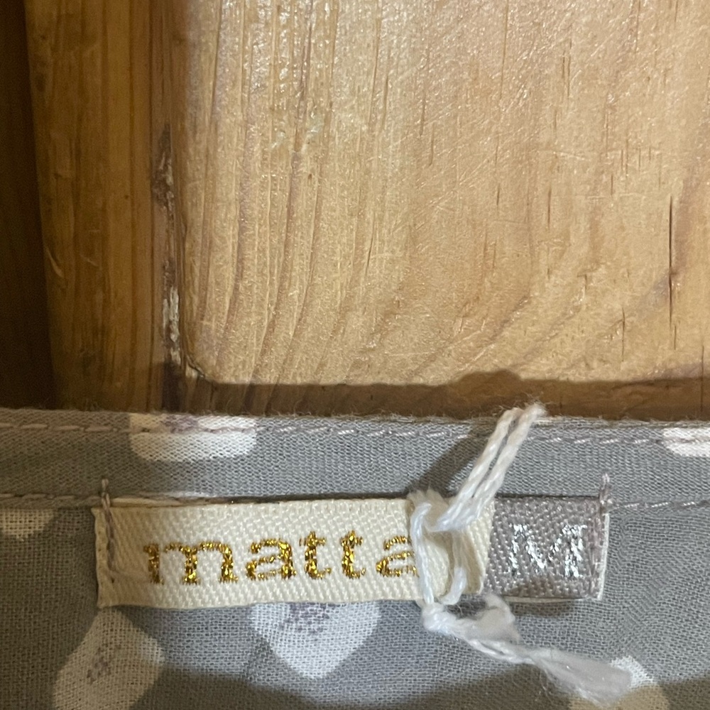 Matta brand hand print cotton long sleeve top - Picture 4 of 4